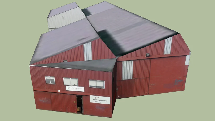 Industrial Building, Gisborne Marina 3D Warehouse