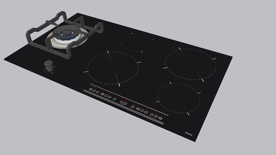 TEKA_IG_940_1G_Multifunctional gas stove 3D Warehouse