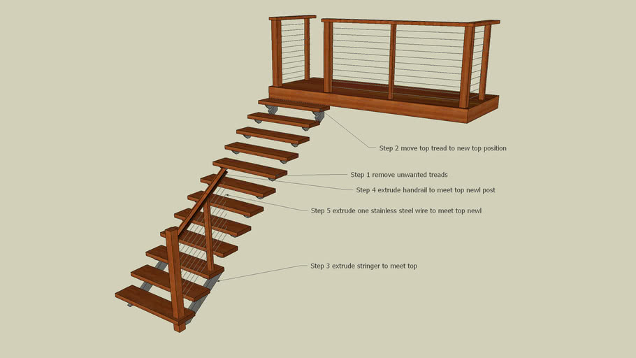 Stair & Balustrade Kit 3D Warehouse