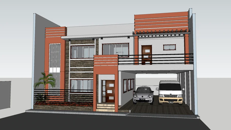 two-storey-with-two-car-garage-3d-warehouse