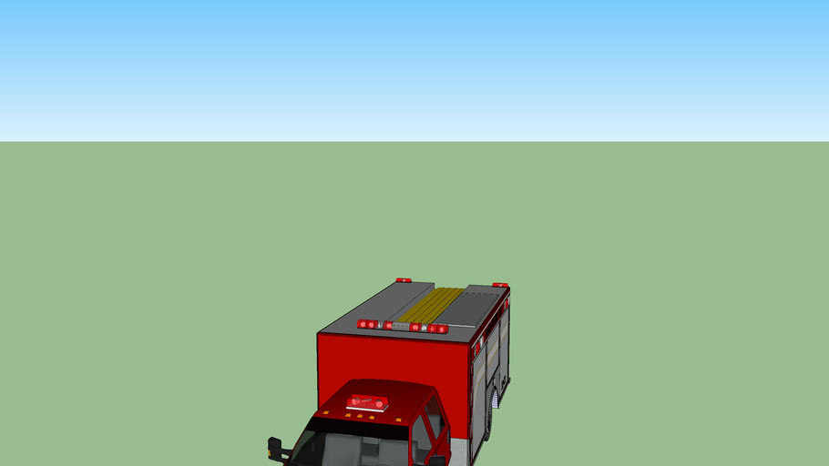 Sketchup County Fire Truck