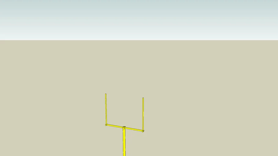 Field Goal Post 3D Warehouse
