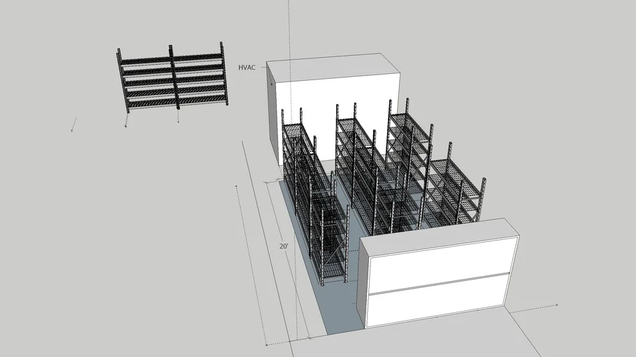 USM theater loft layout | 3D Warehouse