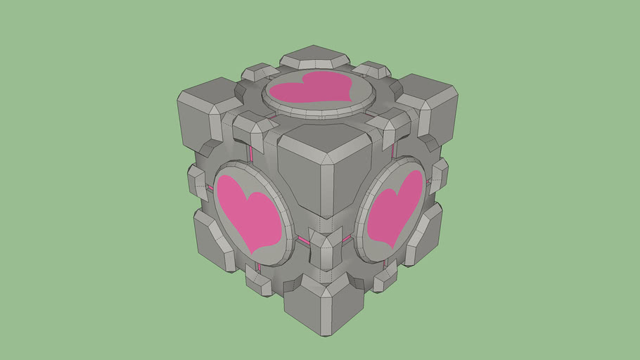 Companion Cube | 3D Warehouse