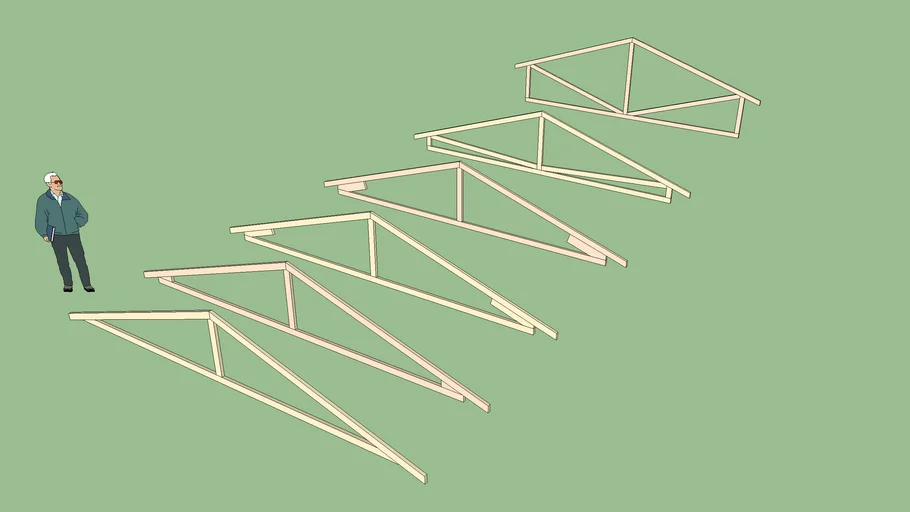 King Post Trusses 3D Warehouse