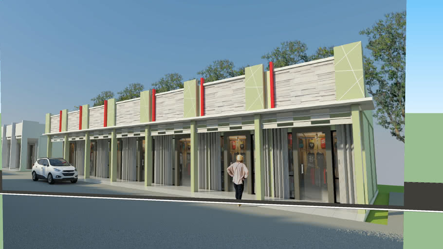 ruko,shop house | 3D Warehouse