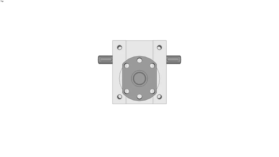 screw jack rotating version ball screw spindle 3D Warehouse