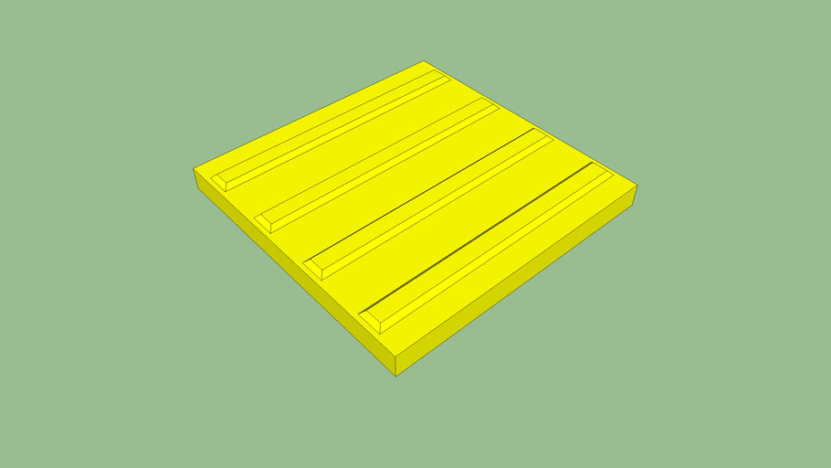 点字ブロック 誘導 すすめ Tactile Paving 3d Warehouse