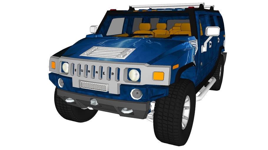 Hummer h2 3d model