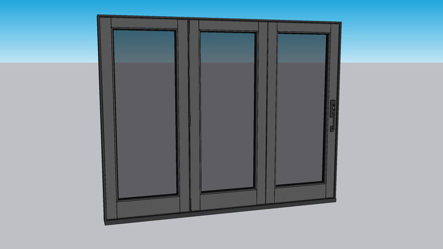 Glass Folding Door 3D Warehouse