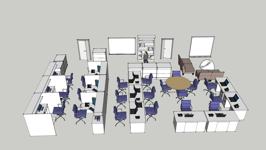 conceptual sketch office