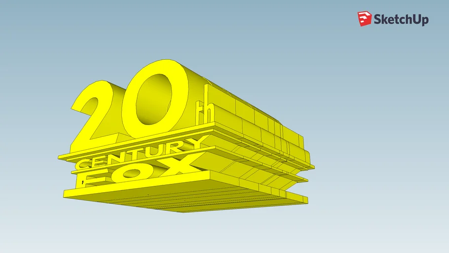 20th century fox history (made in sketchup) 