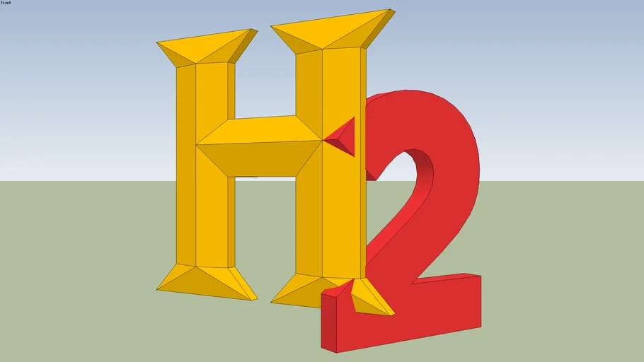 H2 logo | 3D Warehouse