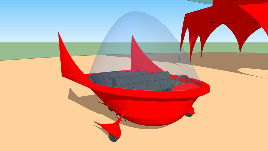 Jetsons' space car 3D Warehouse