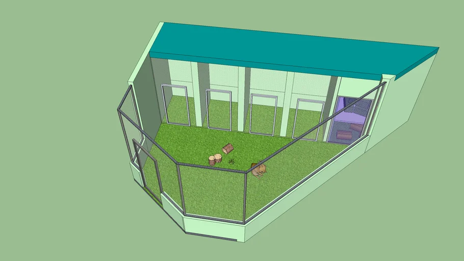 FARMYARD RABBIT HUTCH 3D Warehouse