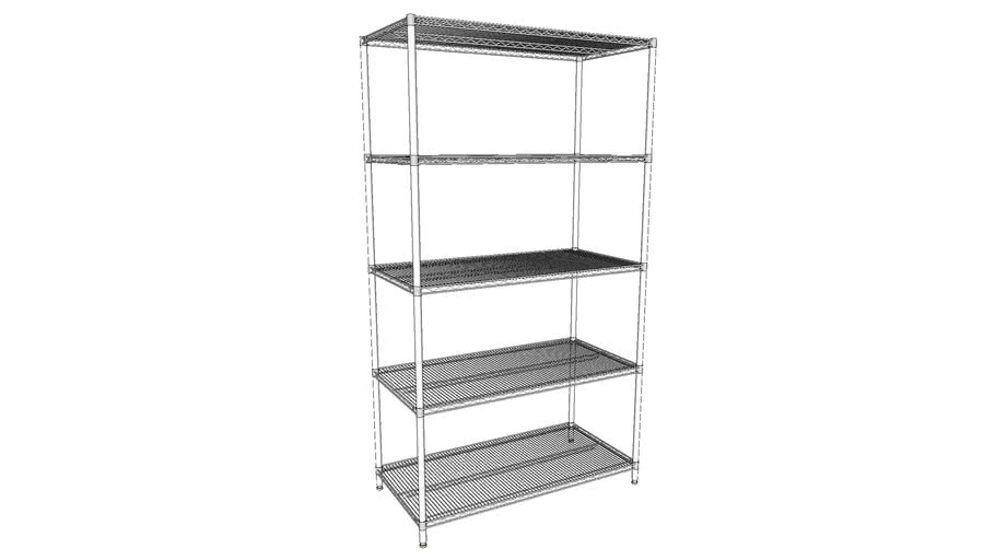 shelving 3D Warehouse