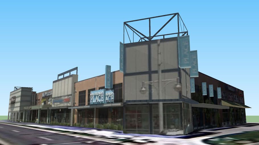 Atlantic City Outlets The Walk 3D Warehouse