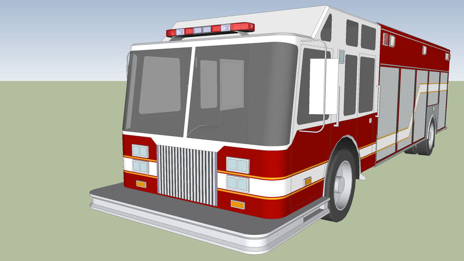 fire trucks rescue american