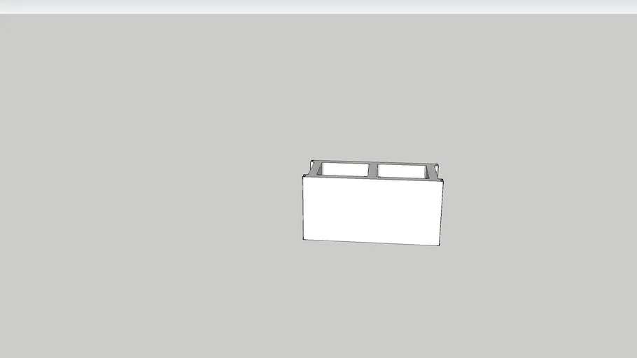 Detailed CMU Block | 3D Warehouse