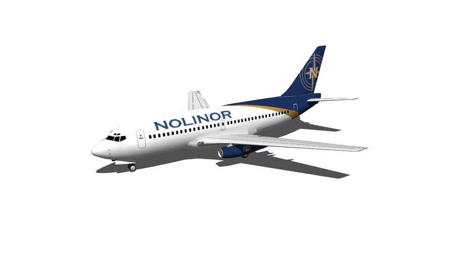 Nolinor Aviation Boeing 737 200 Editme 3d Warehouse 3107