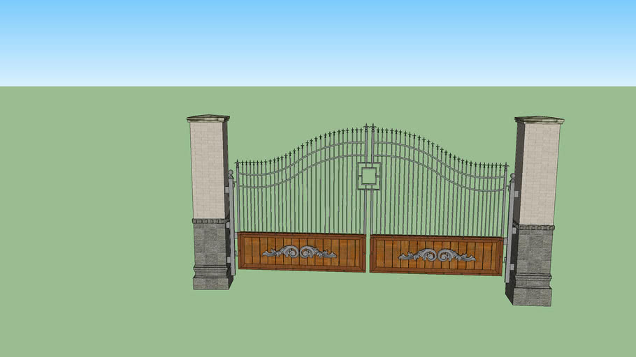 Iron gate | 3D Warehouse