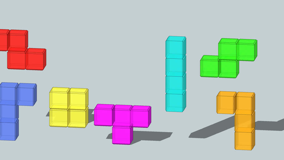 Tetris Blocks | 3D Warehouse