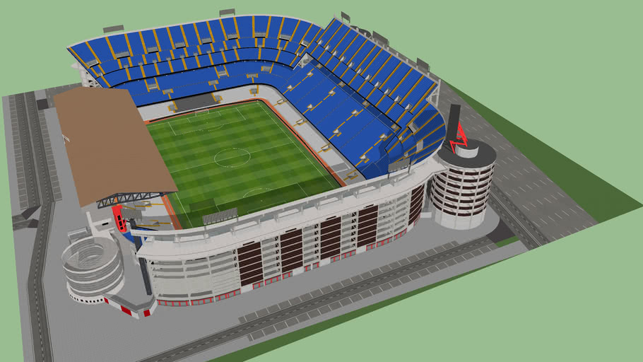 Estadio Mestalla 2001 / Mestalla Stadium 2001 | 3D Warehouse