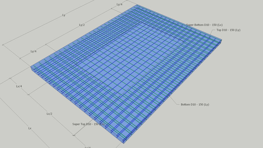 Concrete Slab Reinforcing 3D | 3D Warehouse