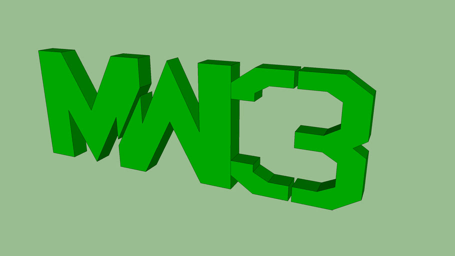 MW3 Logo 3D Warehouse