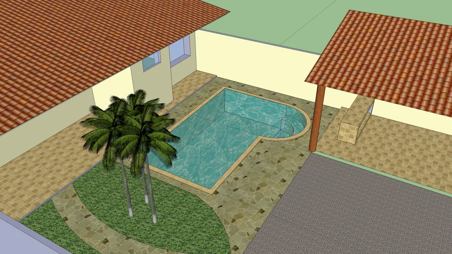 Piscina Brilhar Marcelo | 3D Warehouse