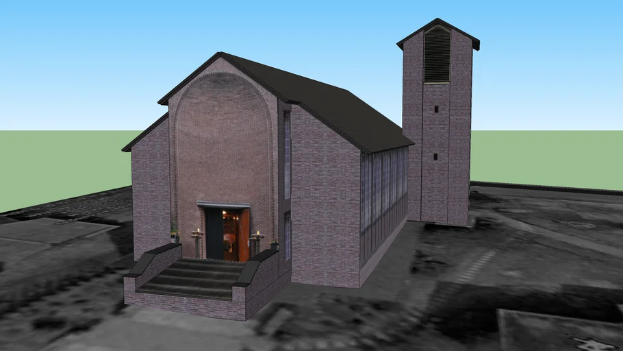 Paul Gerhardt Kirche In Erkrath Unterbach | 3D Warehouse