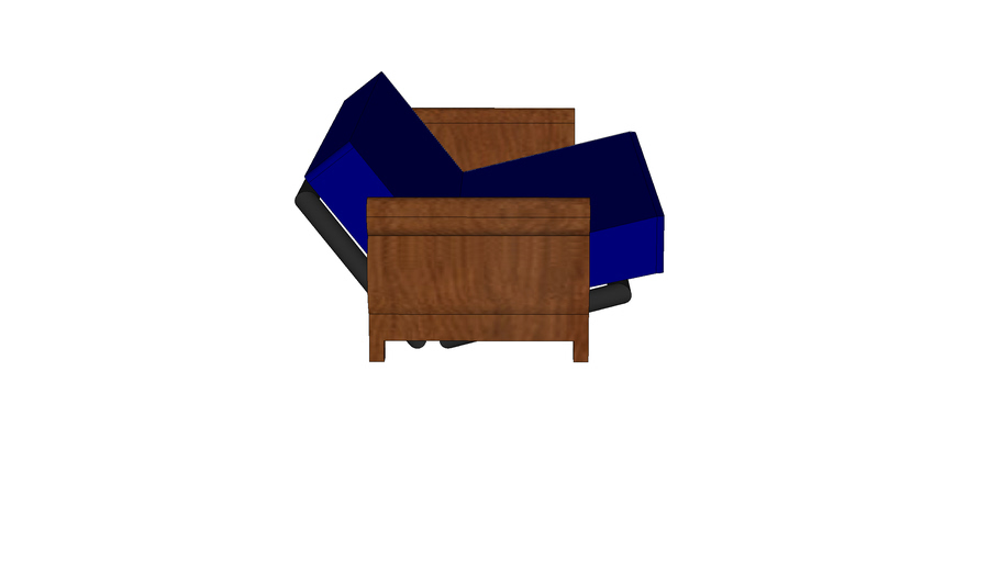 Futon (couch mode) 3D Warehouse