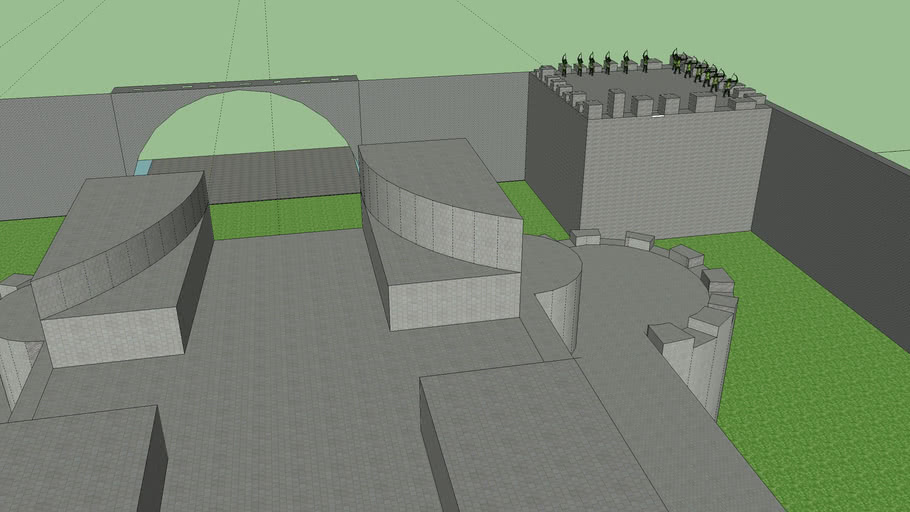 Castle for school project | 3D Warehouse
