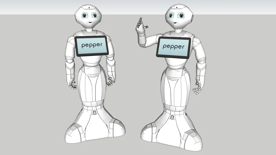 maorí Sueño áspero Tratamiento Preferencial PEPPER ROBOT MARK ll | 3D Warehouse
