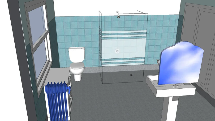 Bulkhead shower 3D Warehouse
