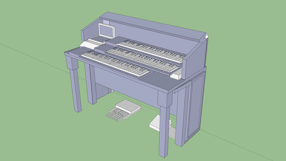 Organ Console | 3D Warehouse