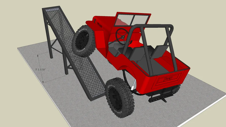 Jeep Suspension test 3D Warehouse