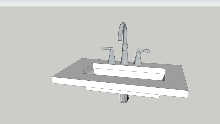 Wall Mounted Sink 3D Warehouse