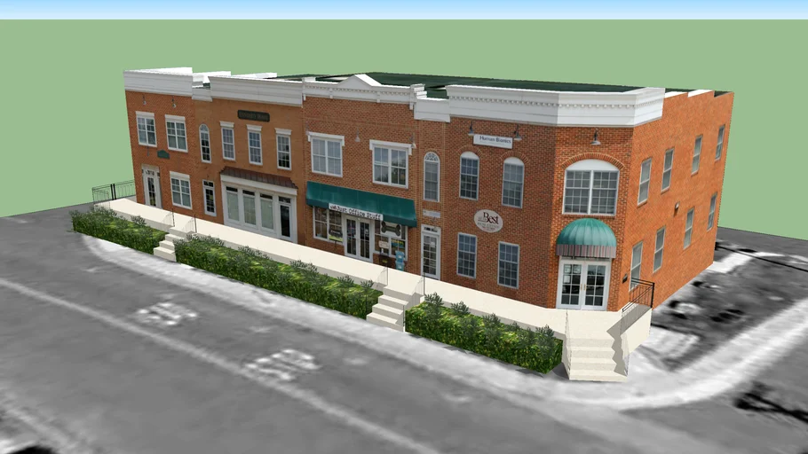 A Plaza Located between Magnolias & Nichols Hardware, Purcellville, VA