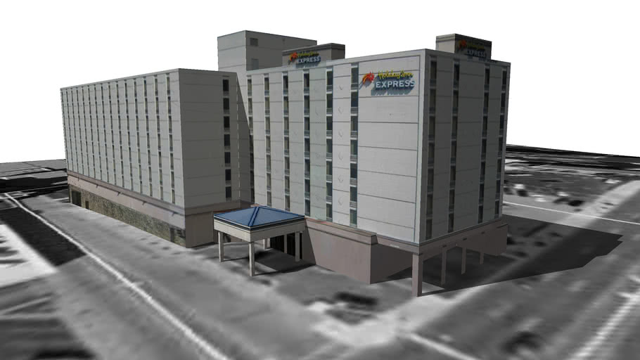 Holiday Inn Express Nashville Downtown 3D Warehouse