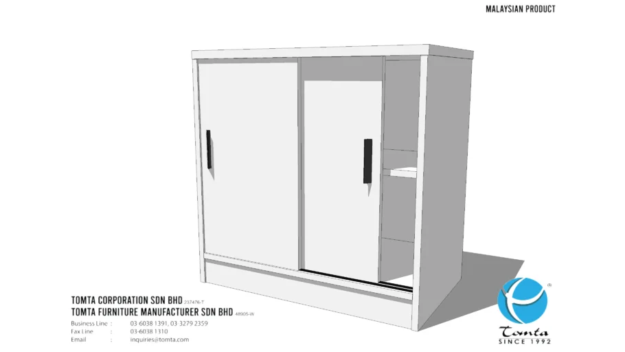 LOW CABINET SLIDING DOOR