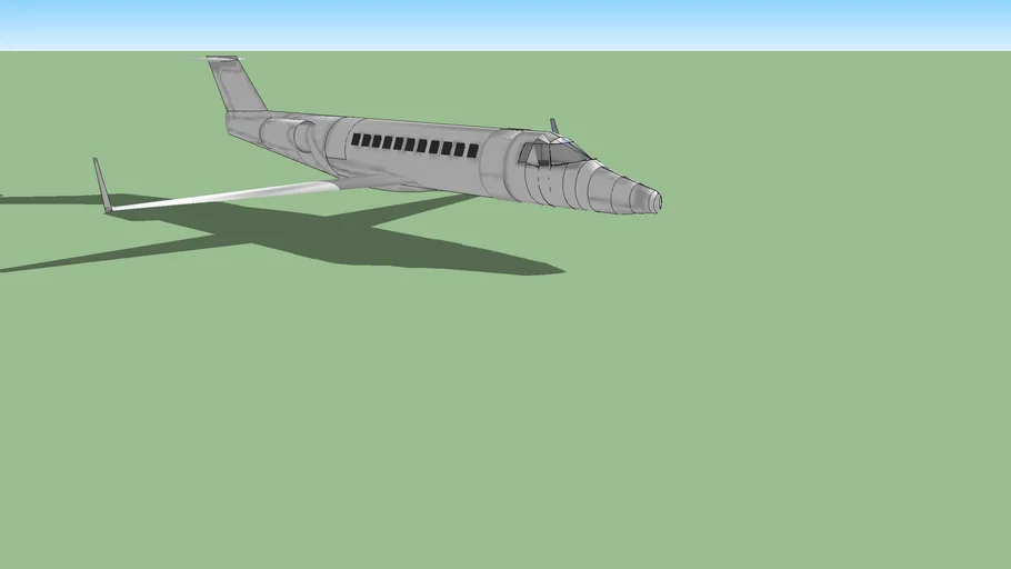 Learjet 45 With interior | 3D Warehouse