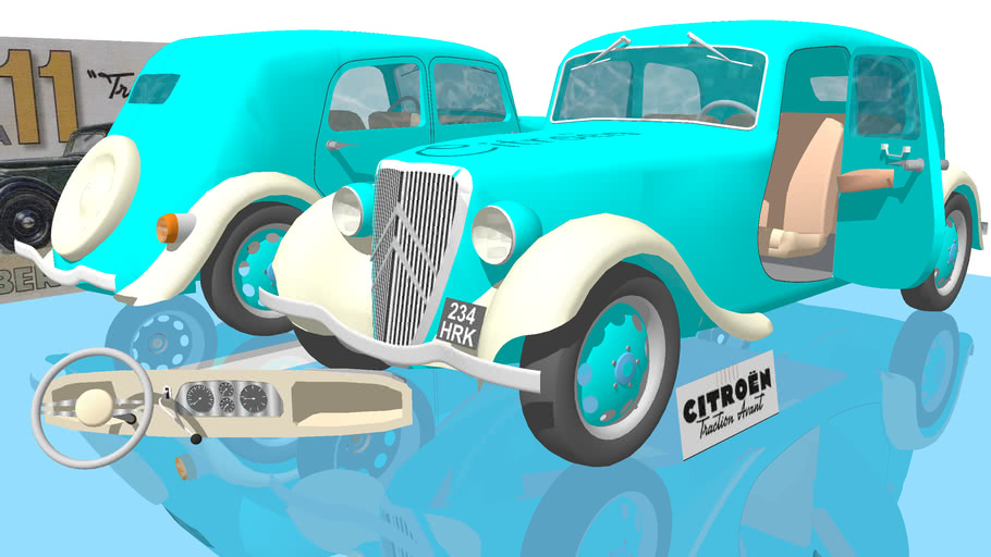 Citroën Traction Avant 3D Warehouse