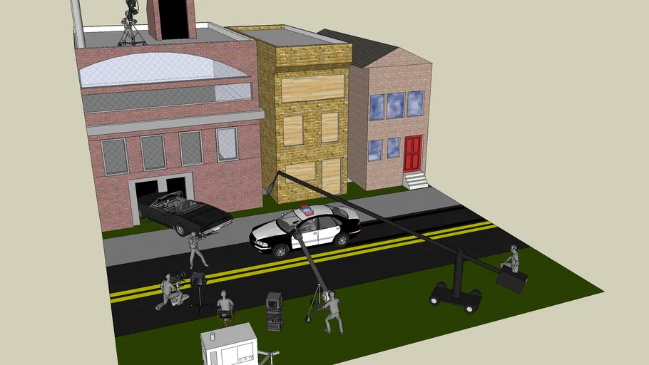 Movie- Car Chase Finale | 3D Warehouse