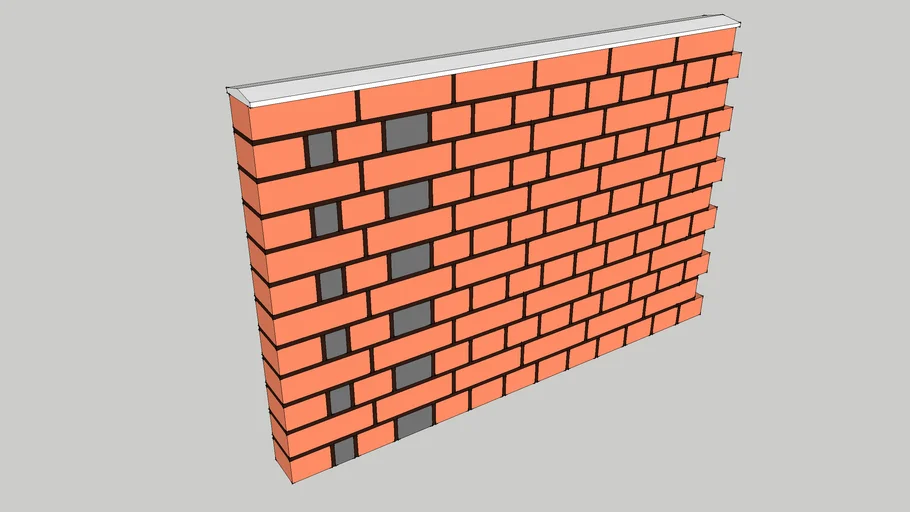 English Bond Brickwork | 3D Warehouse