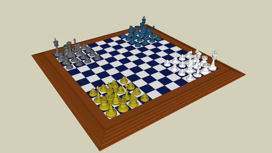 4 Player Chess Set