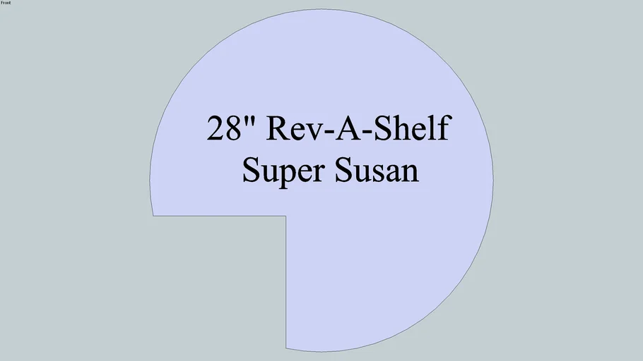 28' RevAShelf Super Susan 3D Warehouse