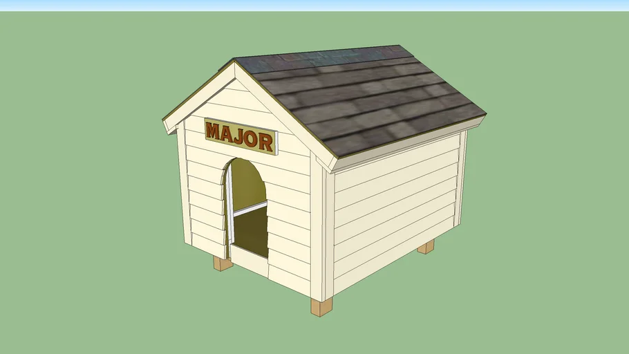 Large Dog House 3D Warehouse