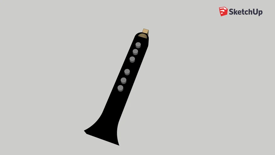 Marian Oboe Keychain 3D Warehouse