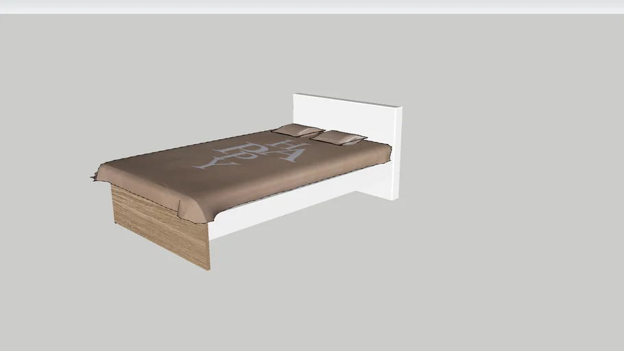 Bed 120x200 | 3D Warehouse